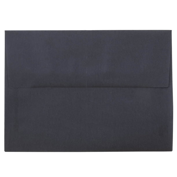 5 1/4 x 7 1/4 100/Pack JAM PAPER A7 Premium Invitation Envelopes Dark Grey 5 1/4 x 7 1/4 100/Pack JAM PAPER A7 Premium Invitation Envelopes Dark Grey